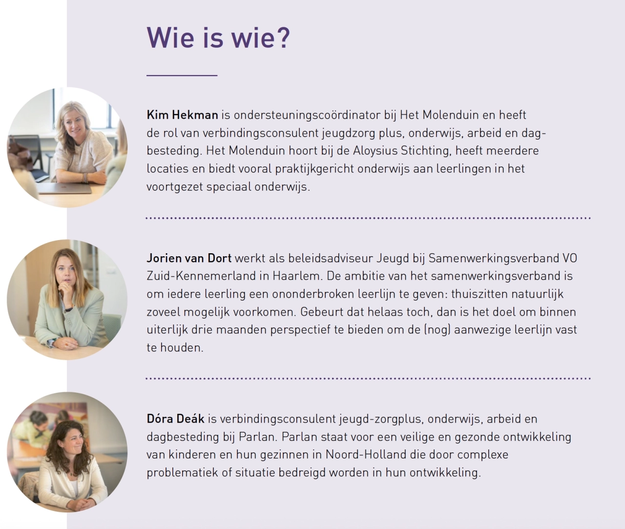 Artikel Molenduin_wie is wie